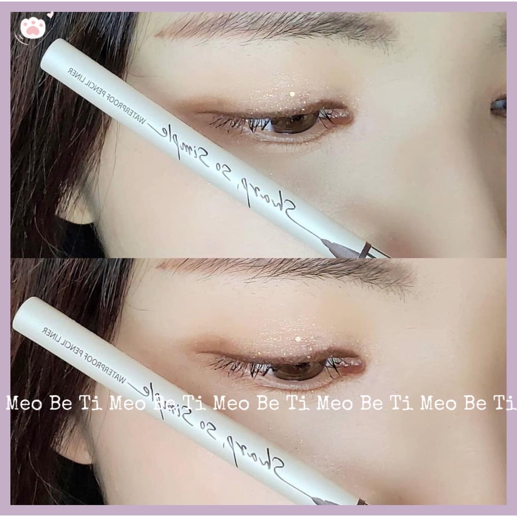 Chì kẻ mắt Clio Sharp,So Simple Waterproof Pencil Liner
