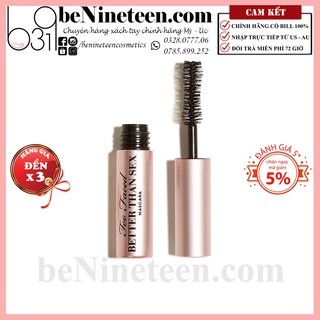 Chuốt Mi Too Faced Better Than Sex Mascara Mini size 3.9g