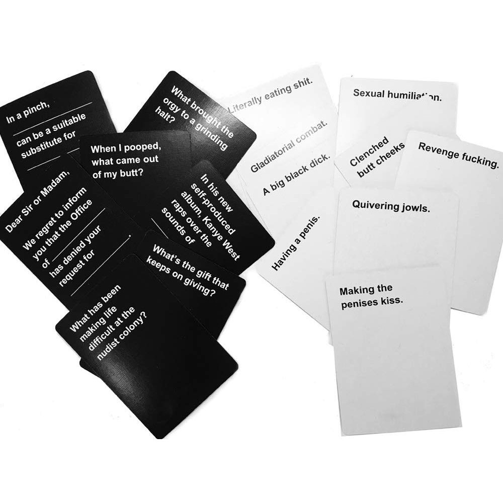 Thẻ trò chơi Cards Against Humanity mở rộng cho 1-6 người chơi