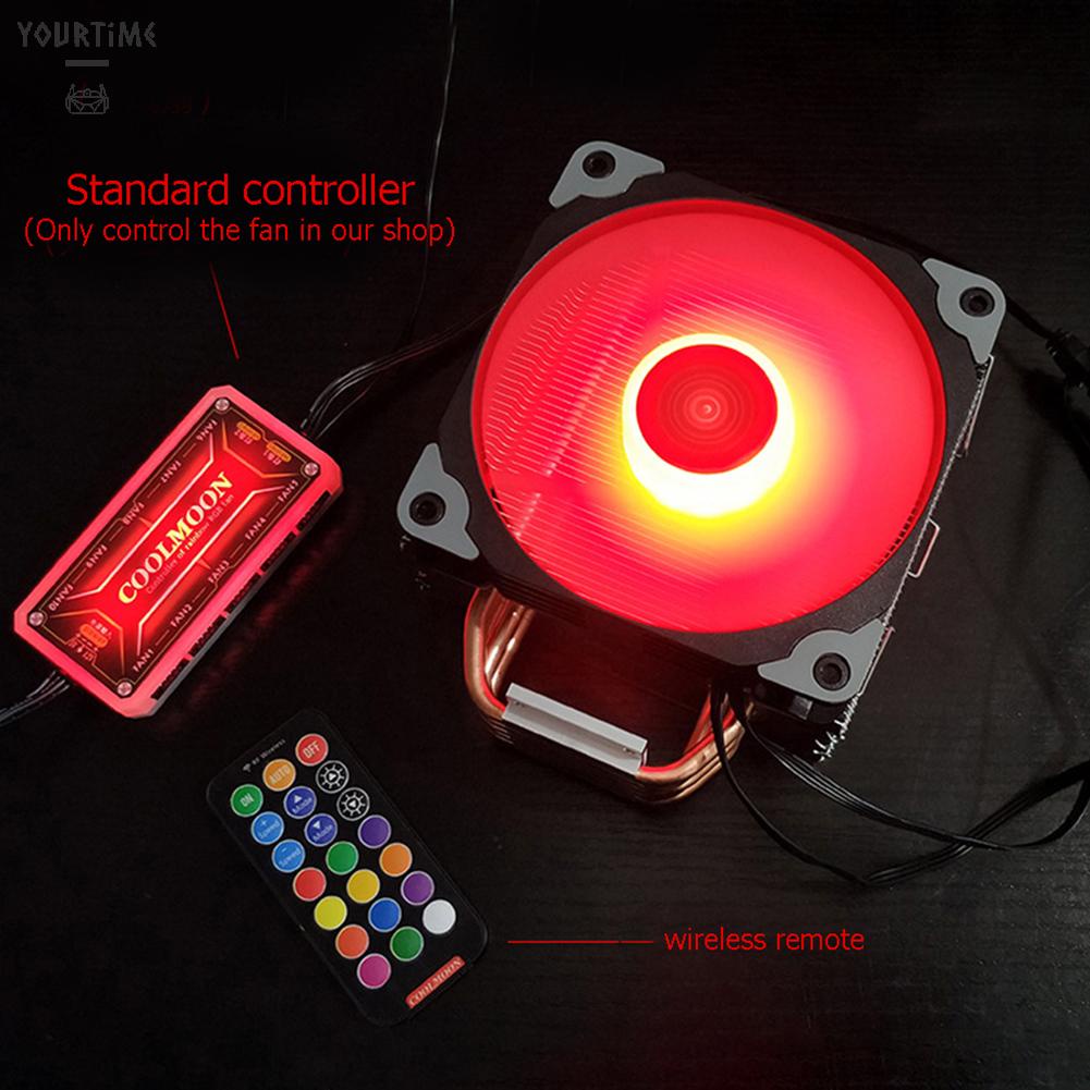 Dây cáp điều khiển quạt tản nhiệt 4/6 chân sang 5V ARGB 3 chân dành cho Coolmoon