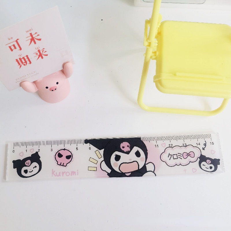 Thước Đo 15cm Bằng Acrylic Dễ Thương