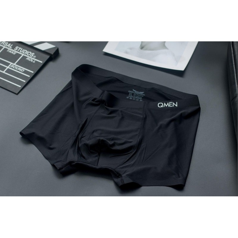 [Hộp 6 Chiếc] Quần Lót Nam Boxer Nhật Bản Cao Cấp, Quần Sịp Đùi Nam QMEN không viền mặc siêu mát
