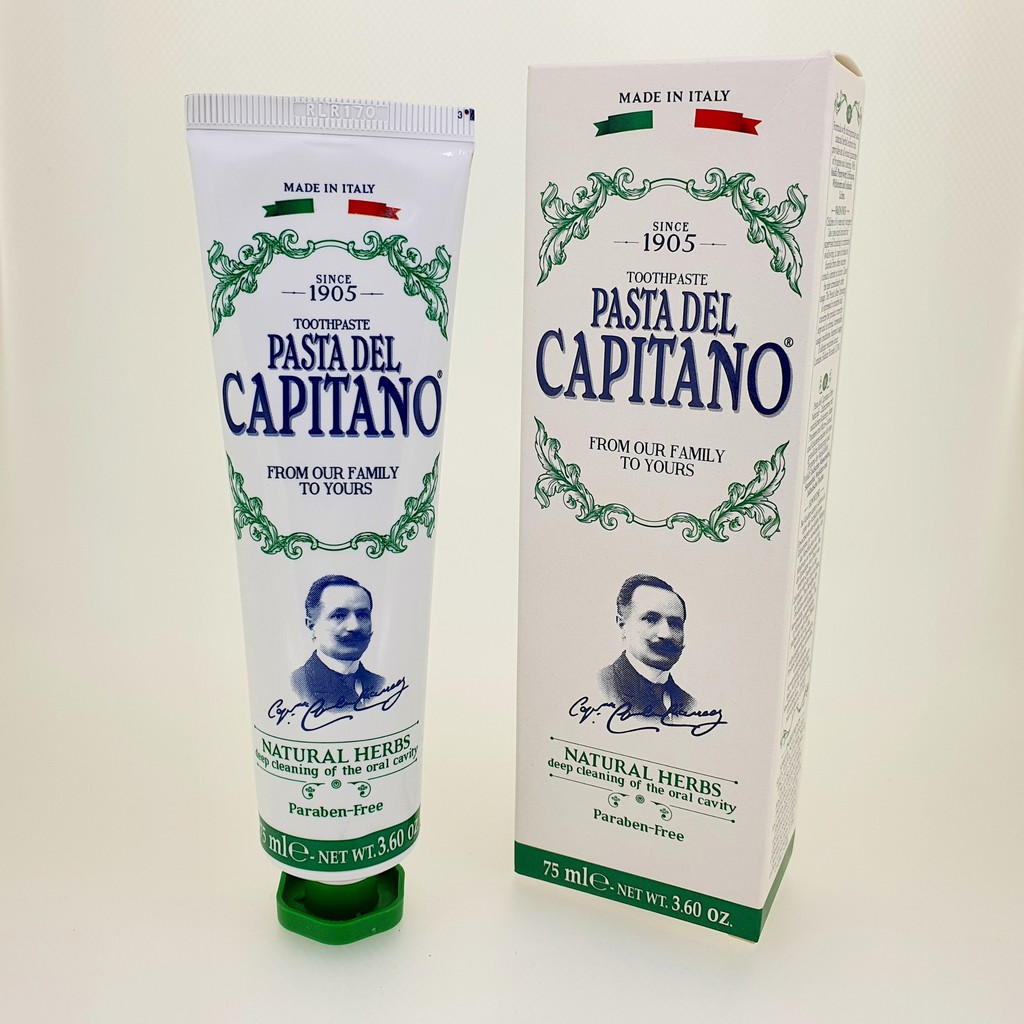 kem đánh răng CAPITANO Natural Herbs 75ml