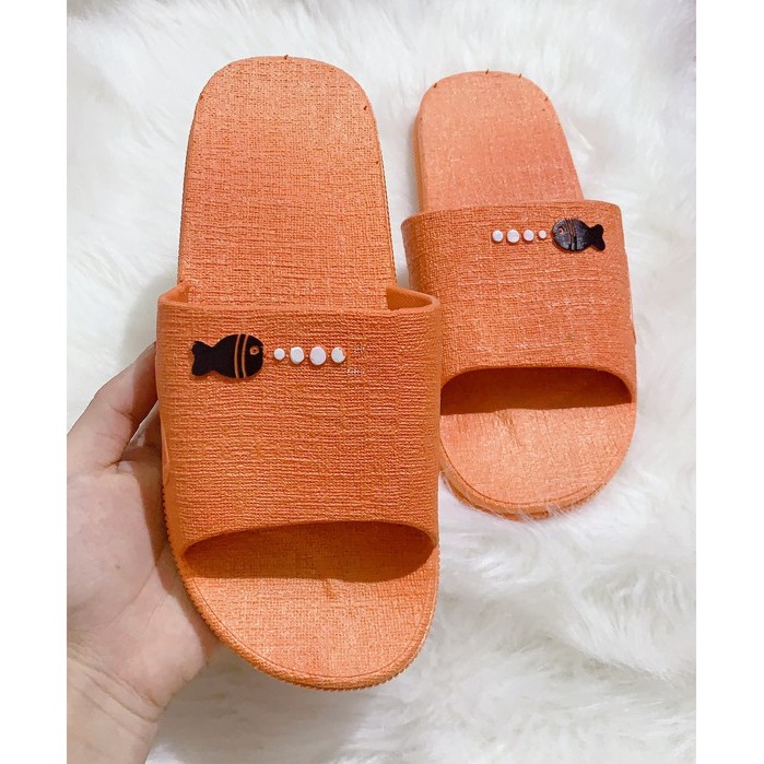 [𝐍𝐄𝐖] Dép Quai Ngang Họa Tiết Con Cá Đáng Yêu , 2 màu Full size 36-41