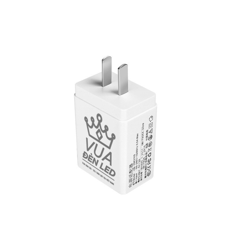 Cục sạc USB 5V 2A sạc nhanh an toàn, củ sạc điện thoại VUA ĐÈN LED 3 đầu USB tiện dụng bảo hành 1 năm