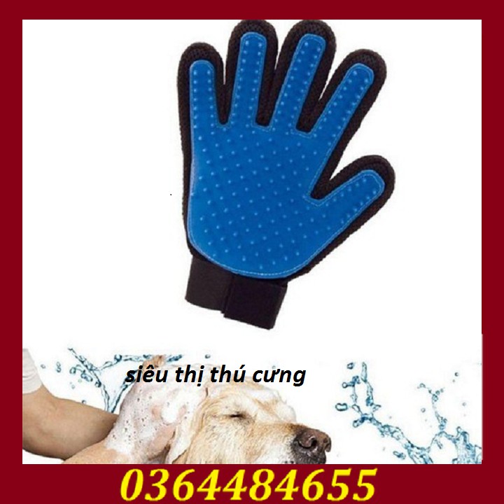 COMBO 5 GANG TAY CHẢI LÔNG CHO CHÓ MÈO-GĂNG TAY CHẢI LÔNG THỪA CHO THÚ CƯNG GIÁ RẺ