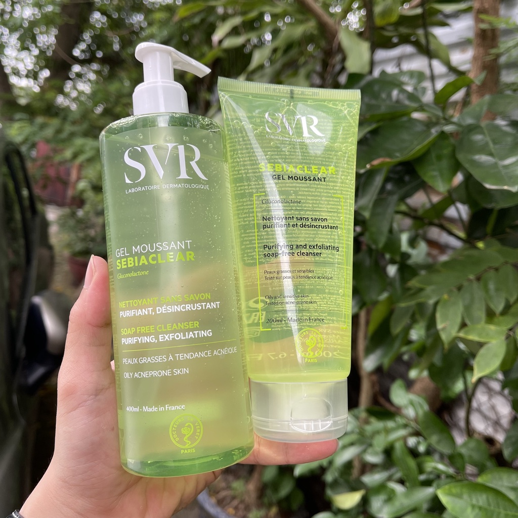 Sữa rửa mặt svr 400ml Sebiaclear Gel Moussant