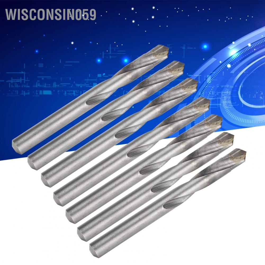 Wisconsin059 10Pcs Straight Shank Twist Drill Tungsten Steel Engraving Milling Cutter for PCB CNC 9mm