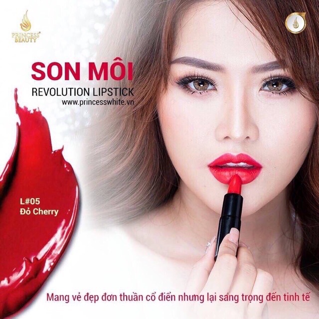 SON NHUNG COLLAGEN CAO CẤP REVOLUTION LIPSTICK PRINCESSWHITE