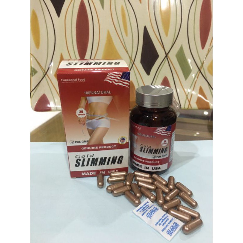 viên uống giảm cân gold slimming của mỹ