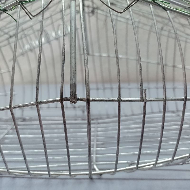 Lồng bẫy khuyên bằng kẽm 2 cửa siêu nhạy 18x30x33cm - NaHi Shop