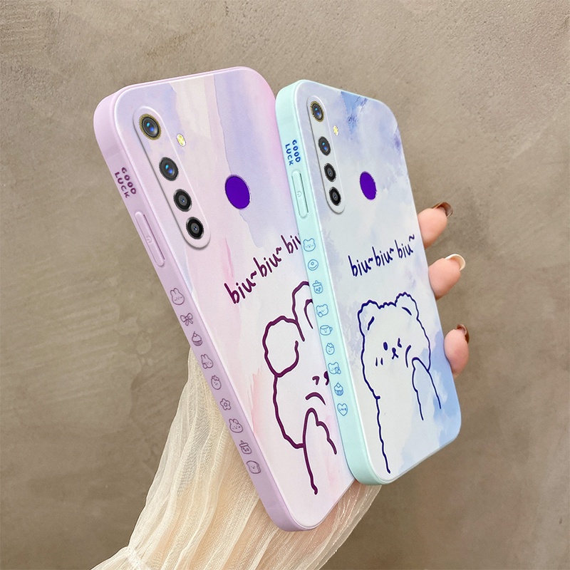 Ốp lưng Realme 5 Ốp lưng Realme 5i Ốp lưng Realme 5s Ốp lưng Realme 6i Ốp lưng Realme C3 tpu Ốp Điện Thoại tpu Mềm Họa Tiết Tranh Sơn Dầu Sáng Tạo Cho Realme 5 5i 5S 6i