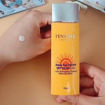 Kem chống nắng Tenamyd dạng nước 70ml nâng tông dành cho da thiên dầu, da hỗn hợp - Bác Sĩ Nghĩa