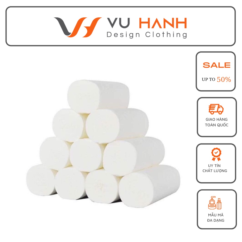 Giấy vệ sinh 1 bịch 50 cuộn | Shop Vũ Hạnh