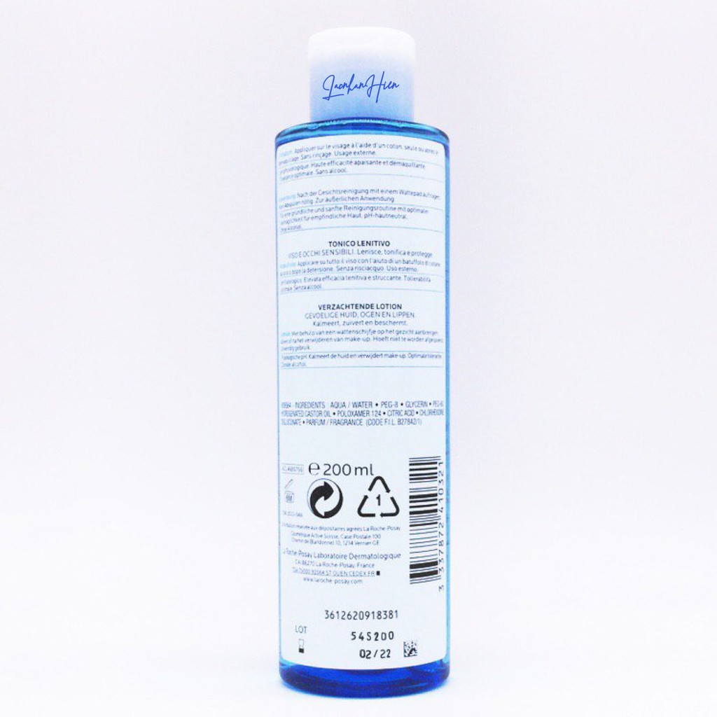 TONER LA ROCHE-POSAY CHO DA NHẠY CẢM ♥ LA ROCHE-POSAY SOOTHING LOTION SENSITIVE SKIN | WebRaoVat - webraovat.net.vn