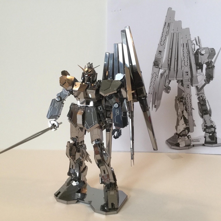 Mô Hình Kim Loại Lắp Ráp 3D Metal Head Gundam RX-93 [chưa ráp]