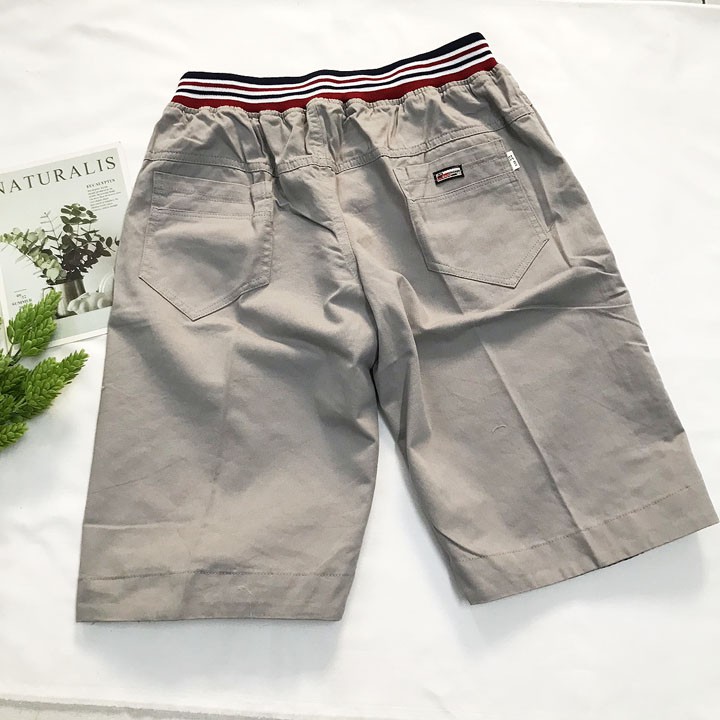 Quần kaki lửng cho nam 48-60kg lưng bo thun - Hàng tốt QN57