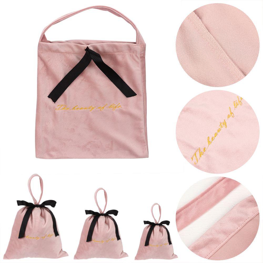 Túi Nhung Dây Rút Tiện Dụng Mang Theo Du Lịch / Đám Cưới