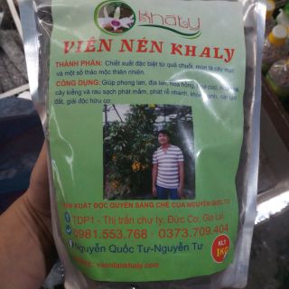 Phân bón lan , hoa cây cảnh dạng viên nén khaly của nguyễn quốc tư . siêu ra rễ nẩy chồi