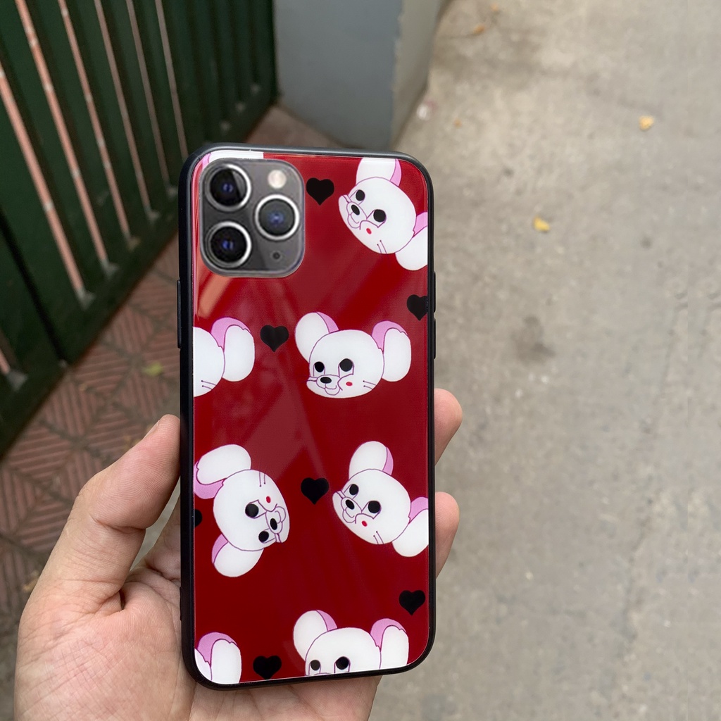 Ốp lưng iphone kính chuột jerry case 14plus 14 pro max 13 12 promax 11 mini 6 6s 7 8 plus x xr xs Se