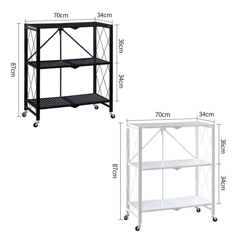 ✈️ [Freeship] Kệ để đồ nhà bếp, cây cảnh, sách đa năng chắc chắn 3,4,5 tầng có thể gấp gọn