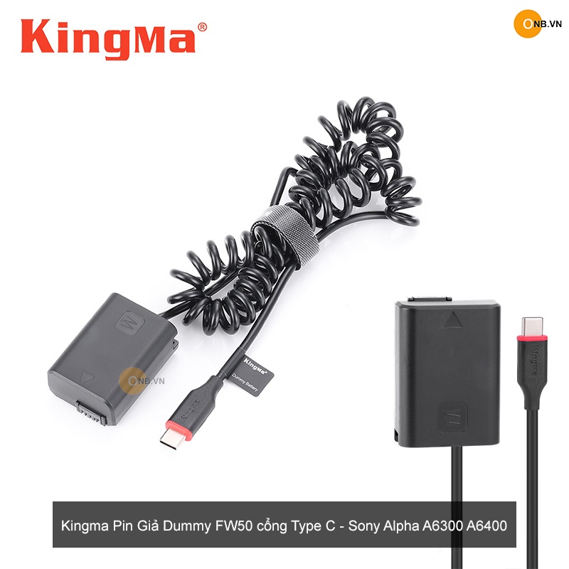 Kingma Pin Giả Dummy FW50 - Type C cho Sony Alpha a6xx