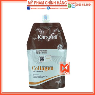 Ủ TÓC COLLAGEN KARSEELL MACA SIÊU MỀM MƯỢT TÓC 500ML CHÍNH HÃNG