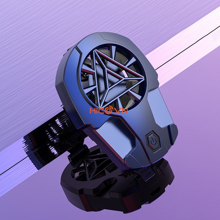 Quạt Tản Nhiệt Điện Thoại Z02, Tản nhiệt điện thoại Kèm Nút Bắn Trigger Chơi Game Chống Giật Lag nhỏ gọn, Có Pin sạc