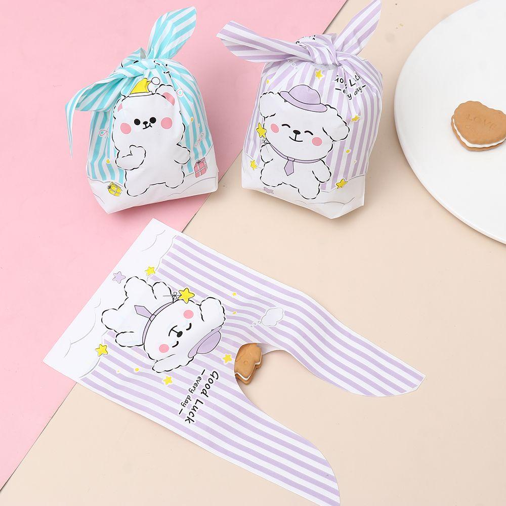 CHOOKEY 50 Túi Đựng Bánh Quy Hình Thỏ Phục Sinh