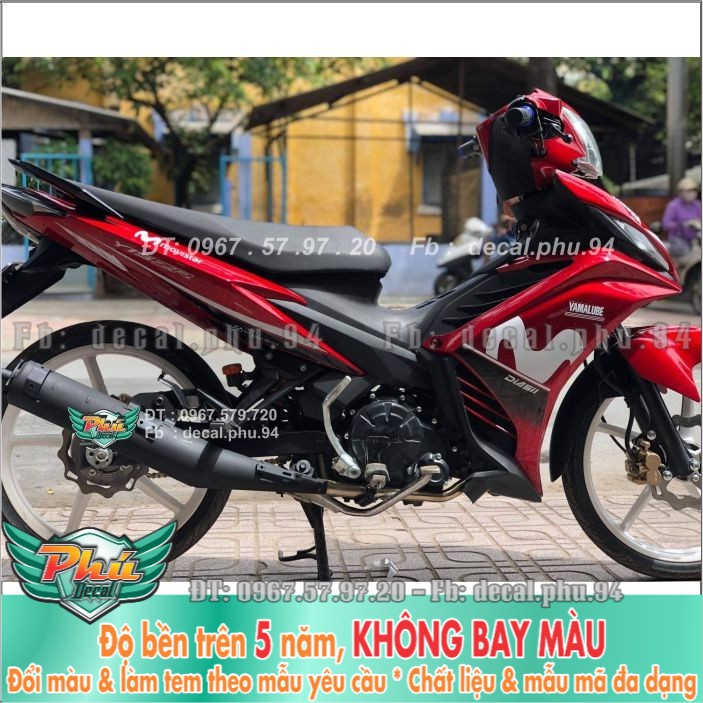 Tem rời Exciter 135 Movistar trắng đỏ (H) -1