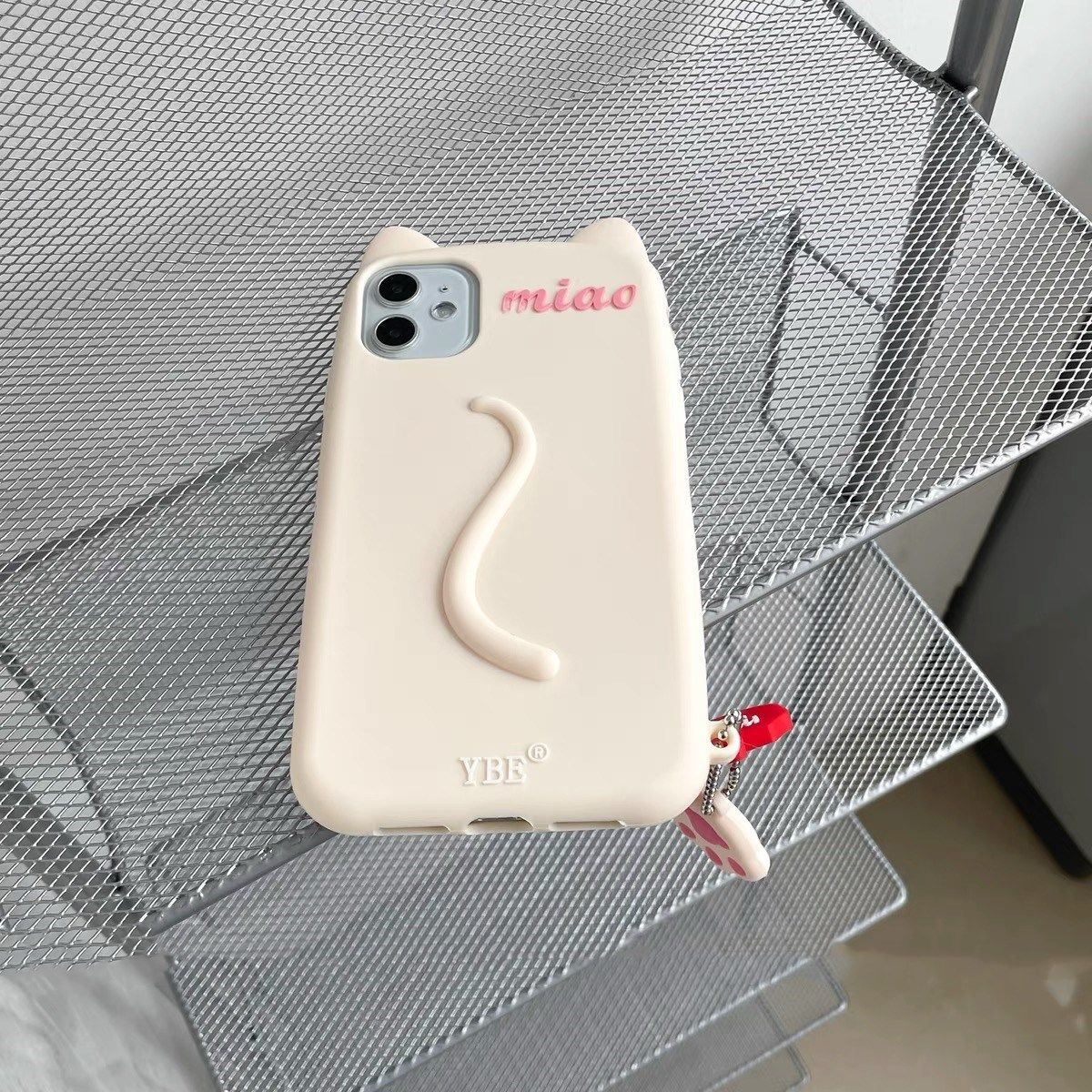 Ốp lưng điện thoại tai mèo siêu dễ thương cho iPhone 12 pro Apple couple cover 11 silicone/ X