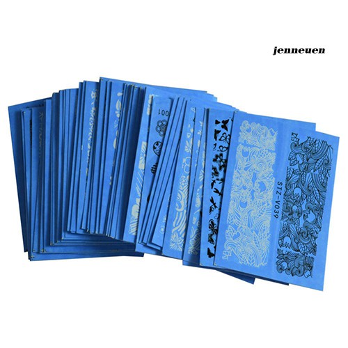 [Hàng mới về] Set 48 tờ sticker dán trang trí móng chuyển nước