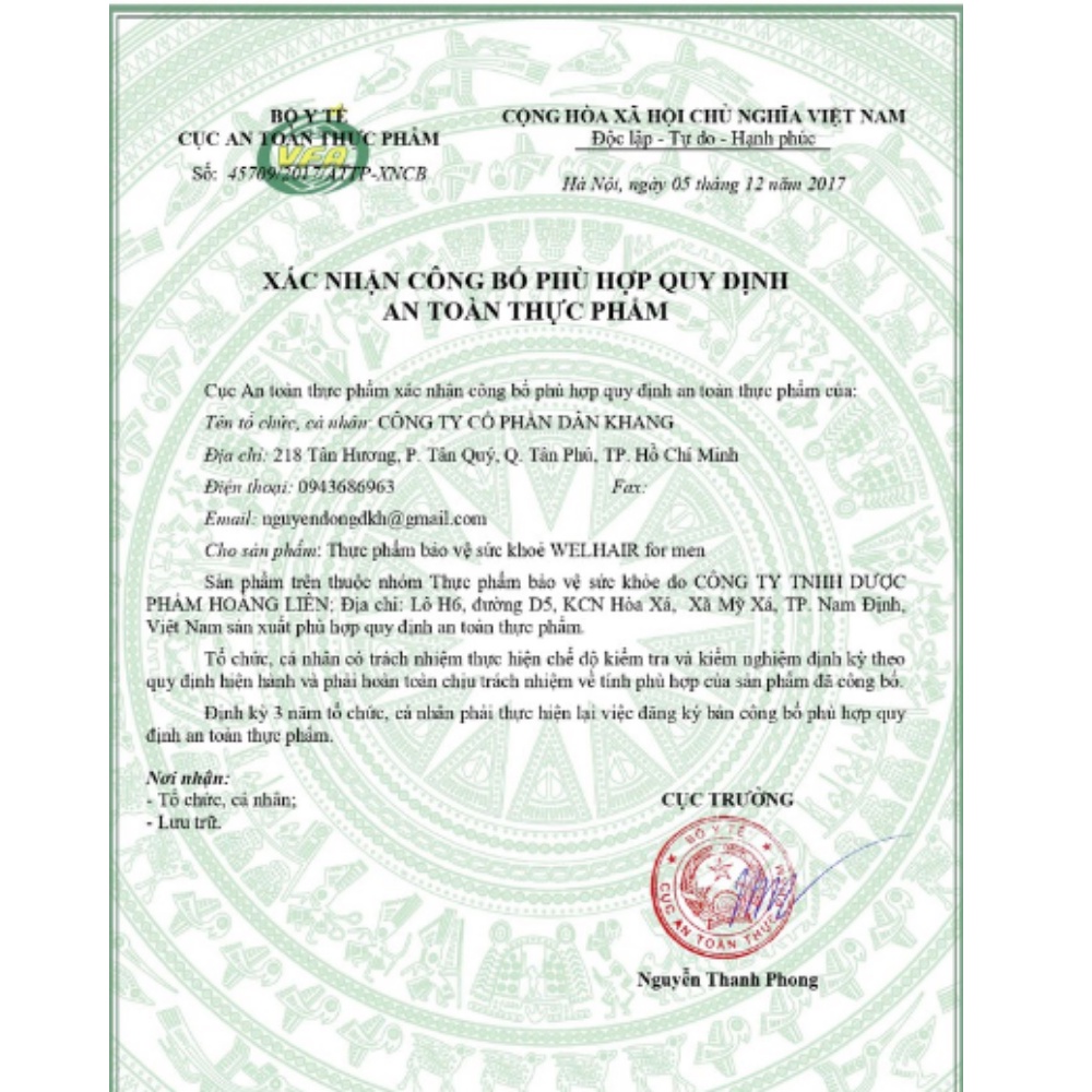 Viên Uống Kích Thích Mọc Tóc Cho Nam Welhair For Men Hủ 30 viên