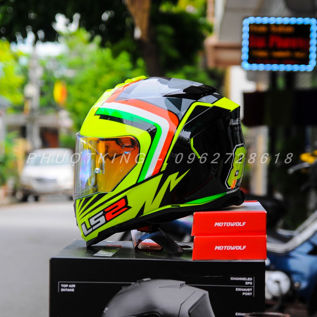Mũ fullface LS2 FF800 Nepa Replica kính tùy chọn màu tặng kèm Pinlock