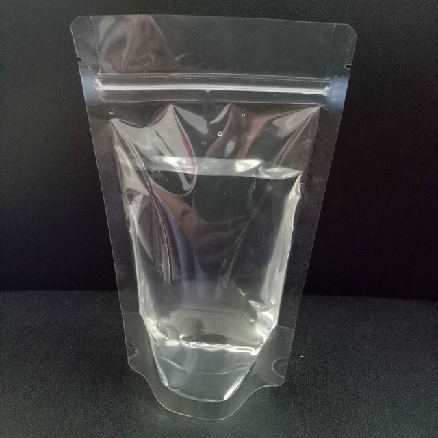 1KG TÚI ZIP 2 MẶT TRONG ĐÁY ĐỨNG ĐỦ SIZE, túi zíp trong suốt PE đựng thực phẩm, hạt khô, hamster, bảo quản thực phẩm