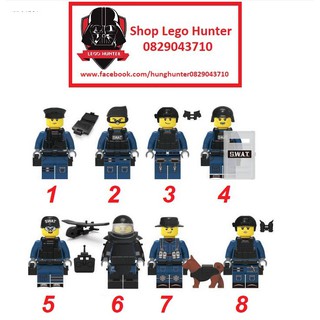 Lego Army Swat Minifigures Lính đặc nhiệm bán lẻ