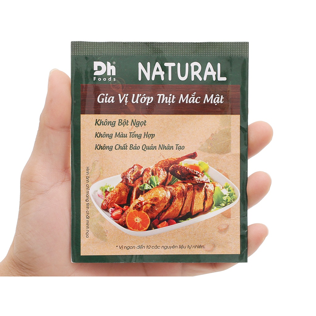 { COMBO 5 GÓI} NATURAL Gia Vị Ướp Thịt Mắc Mật 10gr Dh Foods là gia vị đặc trưng của vùng Đông Bắc