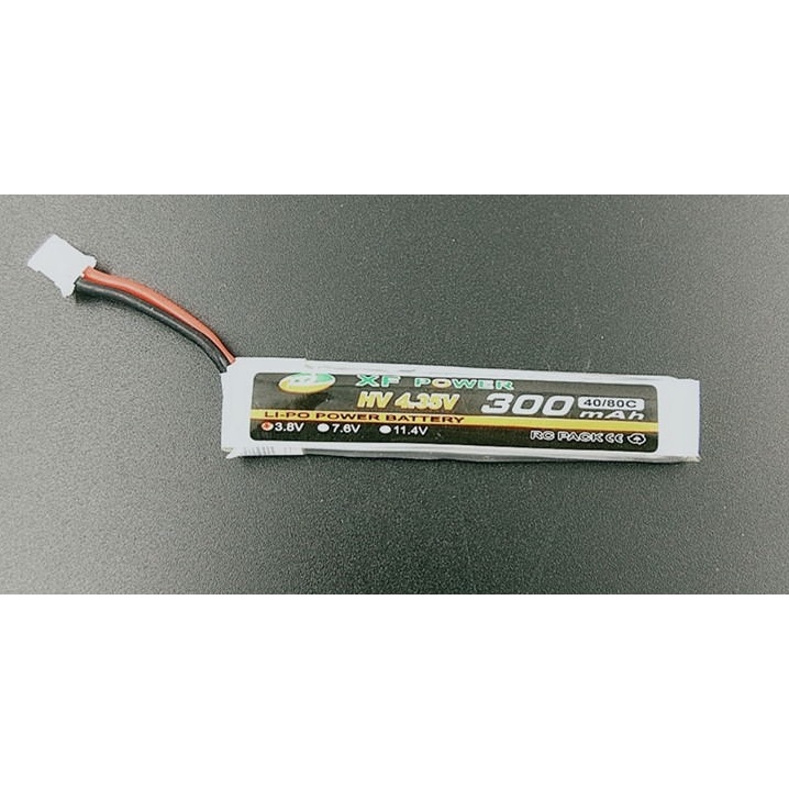 combo 3 bin máy bay điều khiển từ xa 300mah, 1s HV dung lượng cao sạc đầy 4.35v bay lâu hơn 15%