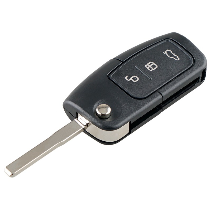 Chìa khóa điều khiển từ xa lắp ráp thủ công cho xe hơi Ford Focus Fiesta 2013 Fob 433Mhz 3 nút tiện dụng
