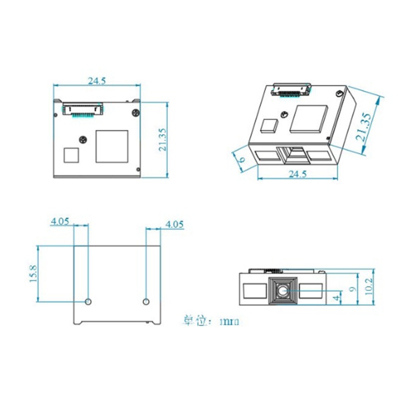 Mô Đun Đọc Mã Vạch Tốc Độ Nhanh 1D Chuyên Dụng