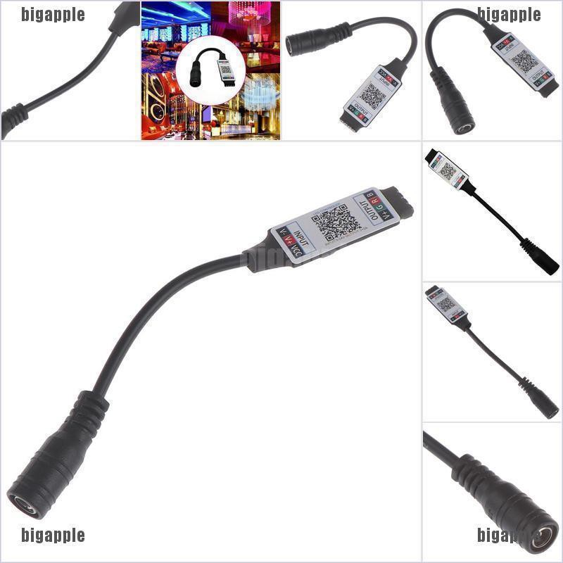 Bộ Điều Khiển Từ Xa Không Dây Bluetooth Rgb 5-24v 6a Cho Dây Đèn Led Rgb 3528 5050