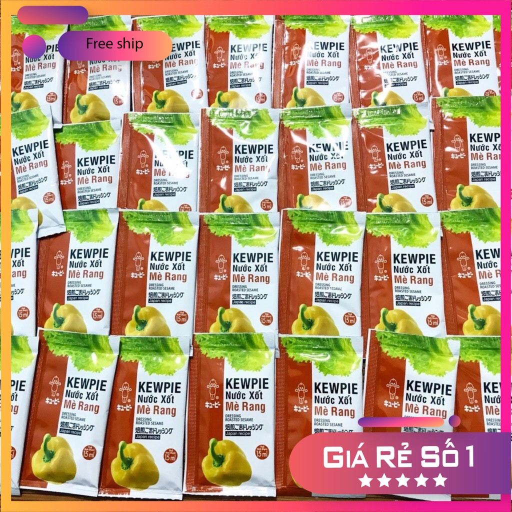Gói sốt mè rang Kewpie 15ml ăn kèm rong nho | BigBuy360 - bigbuy360.vn