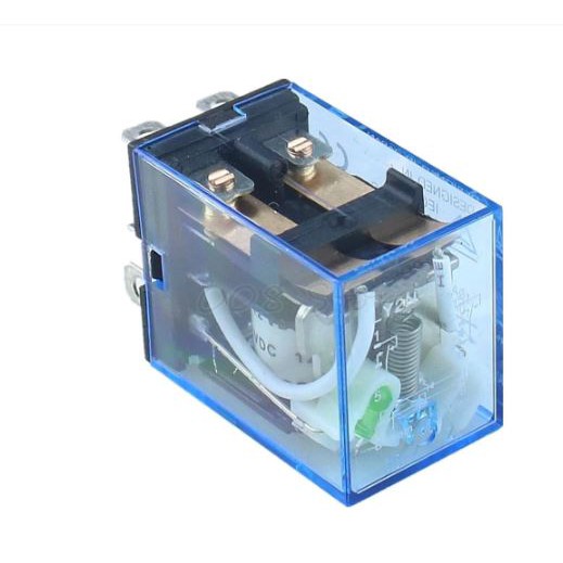 Rơ le kiếng 8 chân 10A dẹp lớn LY2N điện áp 12VDC, 24VDC, 220VAC