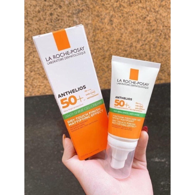 Kem Chống Nắng Cho Da Dầu Mụn La Roche-Posay Anthelios Anti-Shine Gel Cream 50ml