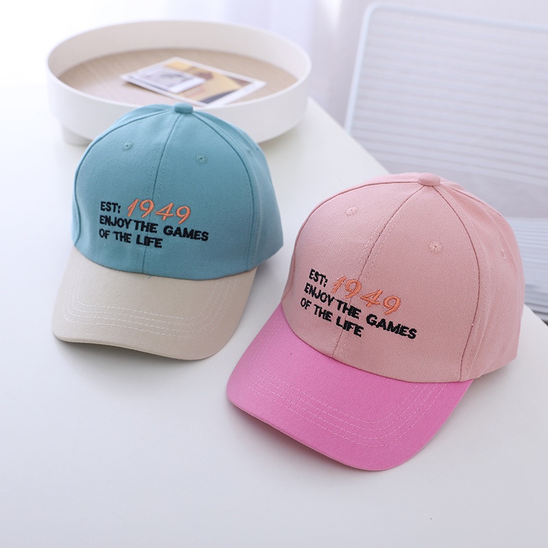 Mũ Lưỡi Trai Thêu Chữ Đơn Giản Thời Trang Cho Bé