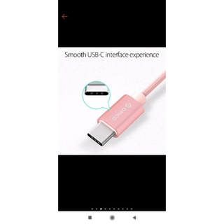 Cáp sạc type C chính hãng ORICO cho Android