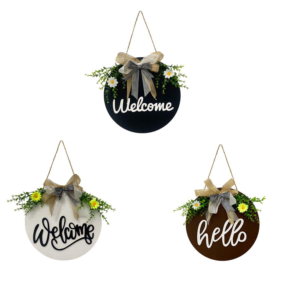 Vòng Hoa Nhân Tạo Trang Trí Cửa Chào Mừng Năm 2021