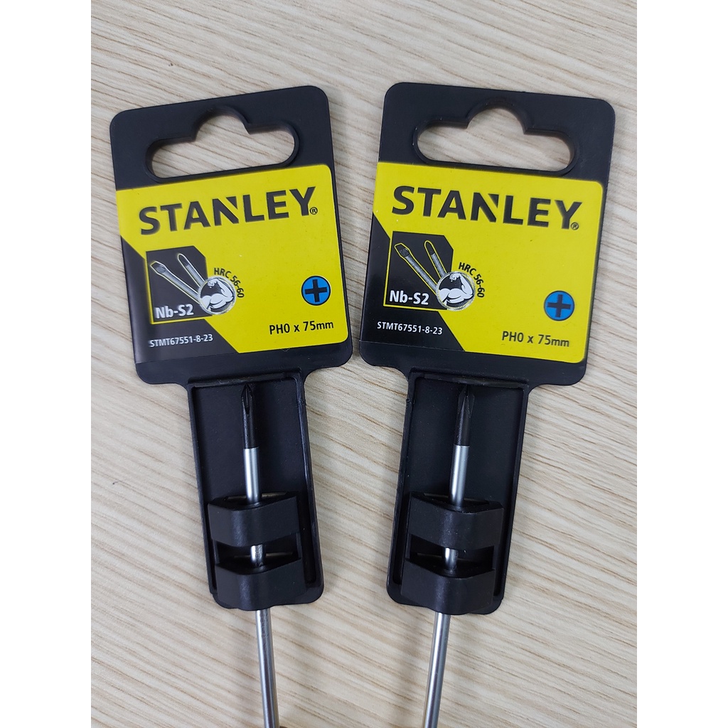 Tô vít, tua vít STANLEY STMT67268-8-23, Tô vít chữ thập PH0x75mm (Hàng Chính Hãng)