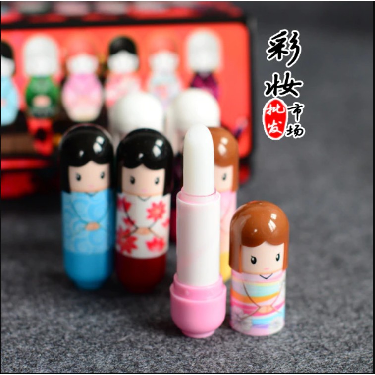 Lố 24c SOn Dưỡng Kimono LipBalm Nội Đa Giảm Thâm Môi Sỉ Tốt