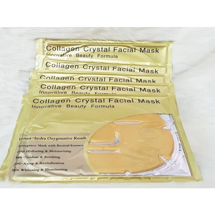 Mặt Nạ Dưỡng Da Collagen Vàng Cải Thiện Da Bị Lão Hoá, Giúp Trẻ Hoá Da Làm Da Căng Bóng Mịn Màng